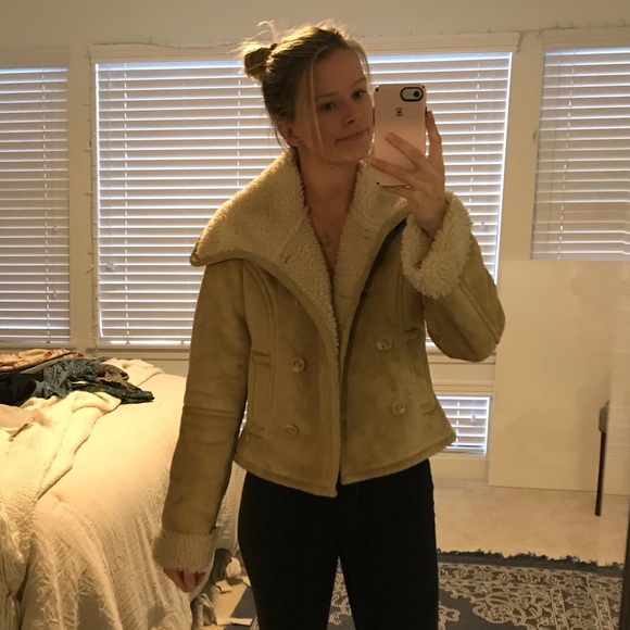 Coats | Sherpalined Suede Jacket | Poshmark